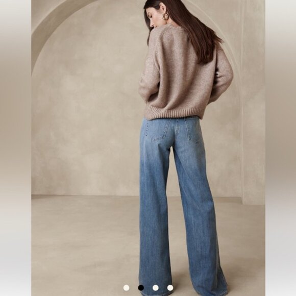 NWT BANANA REPUBLIC THE PUDDLE JEAN - Picture 2 of 4